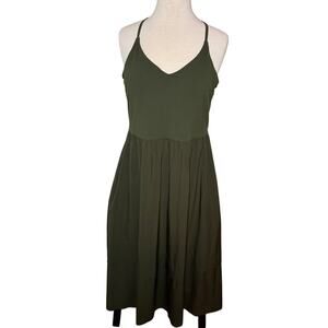 Athleta Olive Midi Dress